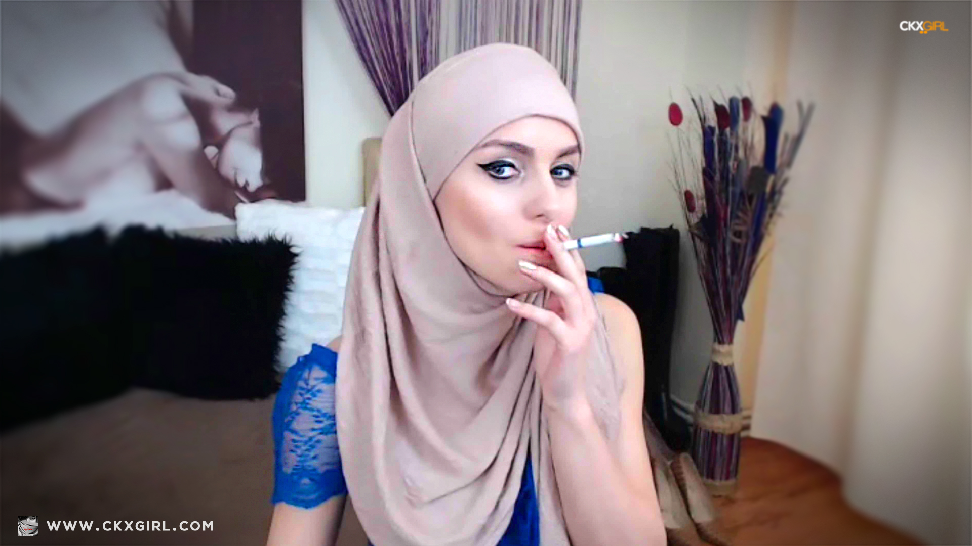 Hijab anal webcam